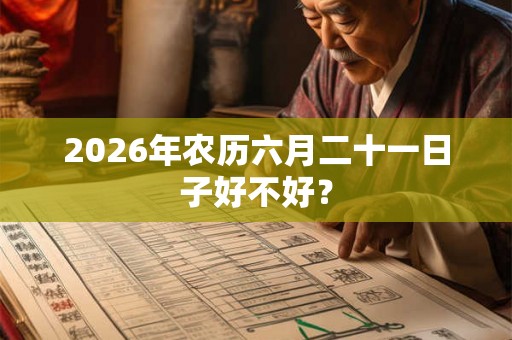 2026年农历六月二十一日子好不好？