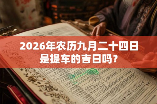 2026年农历九月二十四日是提车的吉日吗？
