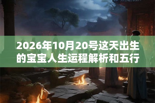 2026年10月20号这天出生的宝宝人生运程解析和五行取名参考