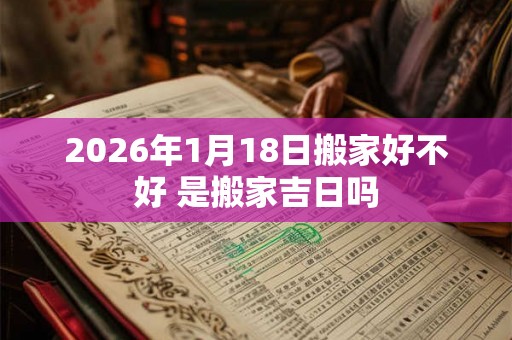 2026年1月18日搬家好不好 是搬家吉日吗