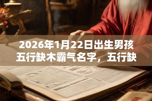 2026年1月22日出生男孩五行缺木霸气名字，五行缺木怎么起名？
