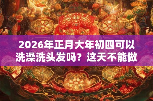 2026年正月大年初四可以洗澡洗头发吗？这天不能做什么？