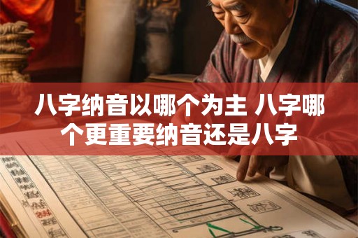 八字纳音以哪个为主 八字哪个更重要纳音还是八字 八字纳音以哪个为主 八字哪个更重要纳音还是八字