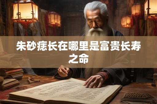 朱砂痣长在哪里是富贵长寿之命
