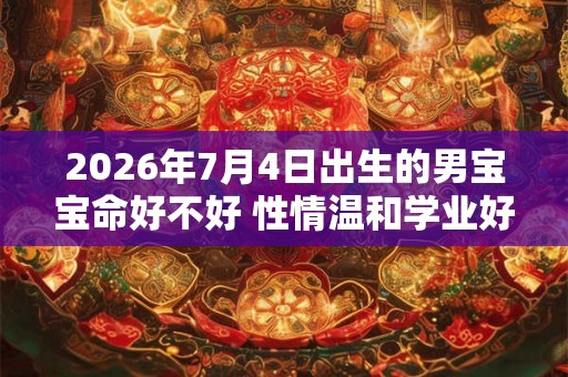 2026年7月4日出生的男宝宝命好不好 性情温和学业好
