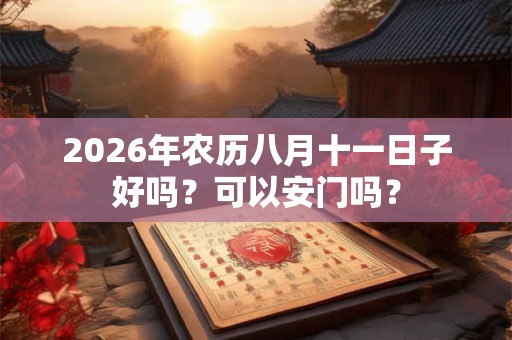 2026年农历八月十一日子好吗?可以安门吗? 2026年农历八月十一日子好吗?可以安门吗?