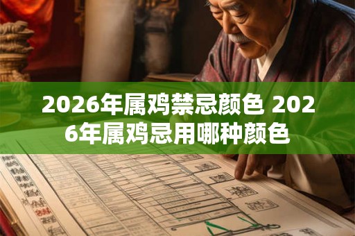 2026年属鸡禁忌颜色 2026年属鸡忌用哪种颜色 2026年属鸡禁忌颜色 2026年属鸡忌用哪种颜色