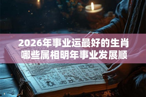 2026年事业运最好的生肖 哪些属相明年事业发展顺畅