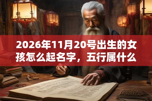 2026年11月20号出生的女孩怎么起名字，五行属什么