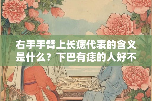 右手手臂上长痣代表的含义是什么？下巴有痣的人好不好？