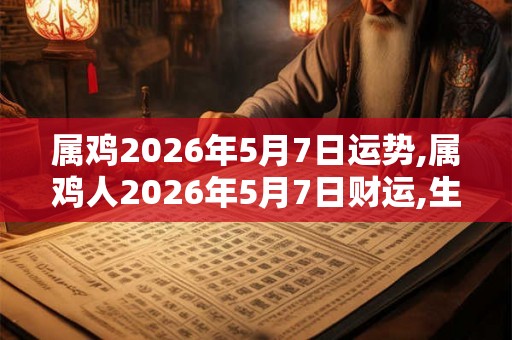 属鸡2026年5月7日运势,属鸡人2026年5月7日财运,生肖鸡2026年5月7日运势 属鸡2026年5月7日运势,属鸡人2026年5月7日财运,生肖鸡2026年5月7日运势