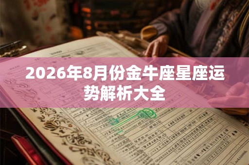 2026年8月份金牛座星座运势解析大全 2026年8月份金牛座星座运势解析大全