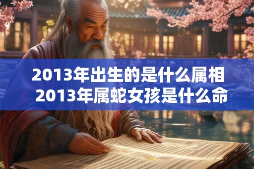 2013年出生的是什么属相 2013年属蛇女孩是什么命 2013年出生的是什么属相 2013年属蛇女孩是什么命
