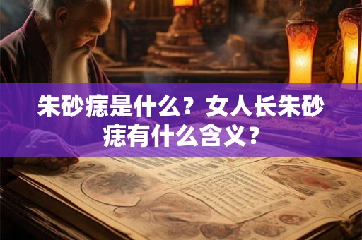 朱砂痣是什么？女人长朱砂痣有什么含义？