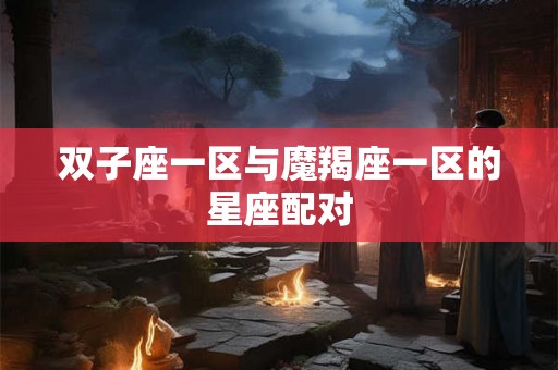 双子座一区与魔羯座一区的星座配对
