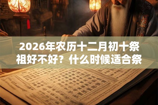 2026年农历十二月初十祭祖好不好？什么时候适合祭祖？