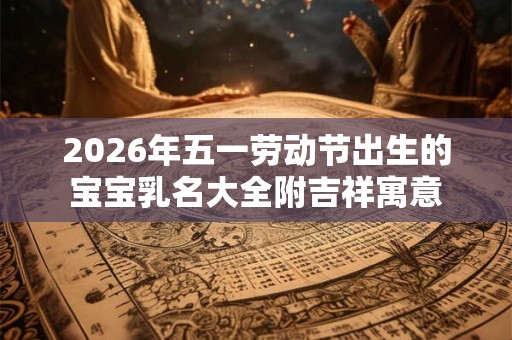 2026年五一劳动节出生的宝宝乳名大全附吉祥寓意