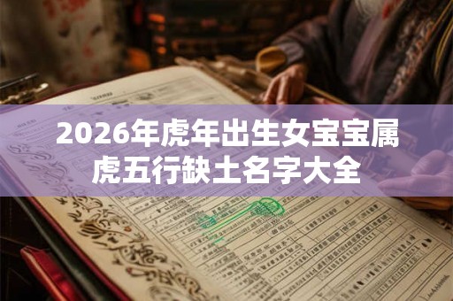 2026年虎年出生女宝宝属虎五行缺土名字大全 2026年虎年出生女宝宝属虎五行缺土名字大全