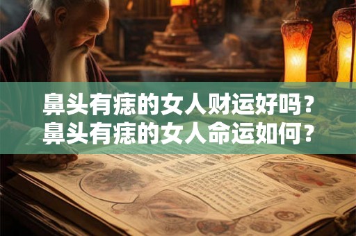 鼻头有痣的女人财运好吗？鼻头有痣的女人命运如何？