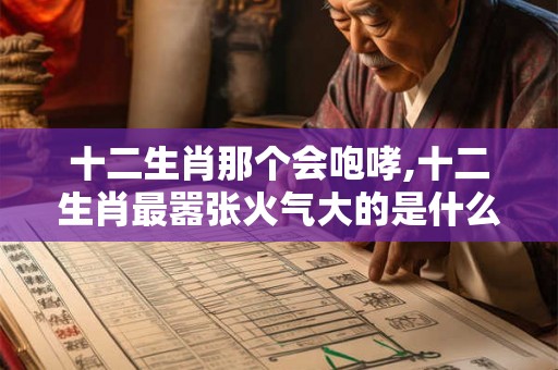 十二生肖那个会咆哮,十二生肖最嚣张火气大的是什么