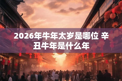 2026年牛年太岁是哪位 辛丑牛年是什么年 2026年牛年太岁是哪位 辛丑牛年是什么年
