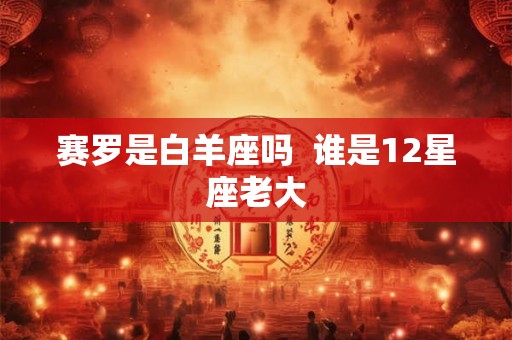 赛罗是白羊座吗  谁是12星座老大
