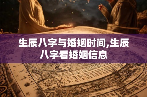 生辰八字与婚姻时间,生辰八字看婚姻信息 生辰八字与婚姻时间,生辰八字看婚姻信息