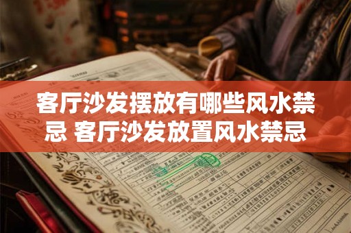 客厅沙发摆放有哪些风水禁忌 客厅沙发放置风水禁忌