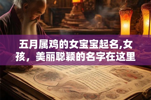 五月属鸡的女宝宝起名,女孩，美丽聪颖的名字在这里！