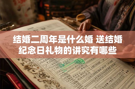 结婚二周年是什么婚 送结婚纪念日礼物的讲究有哪些