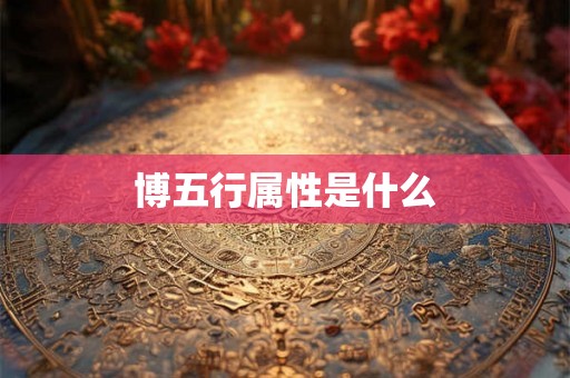 博五行属性是什么