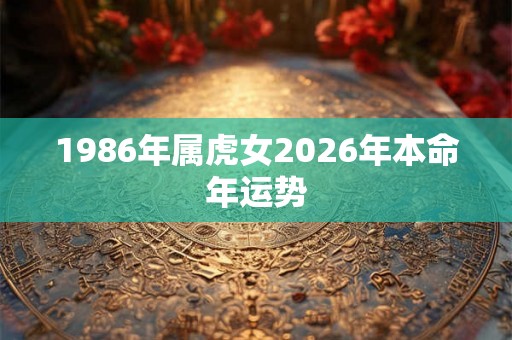 1986年属虎女2026年本命年运势