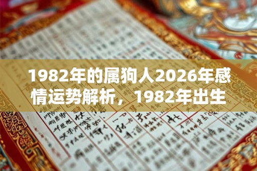 1982年的属狗人2026年感情运势解析，1982年出生什么命？