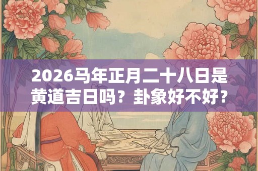 2026马年正月二十八日是黄道吉日吗？卦象好不好？