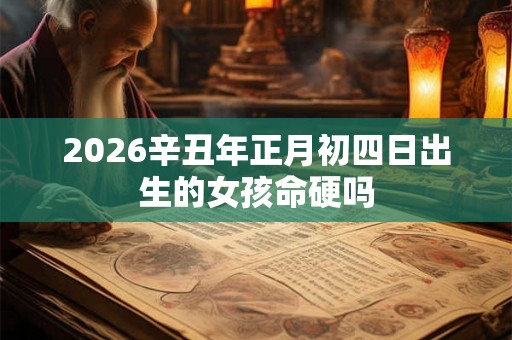 2026辛丑年正月初四日出生的女孩命硬吗