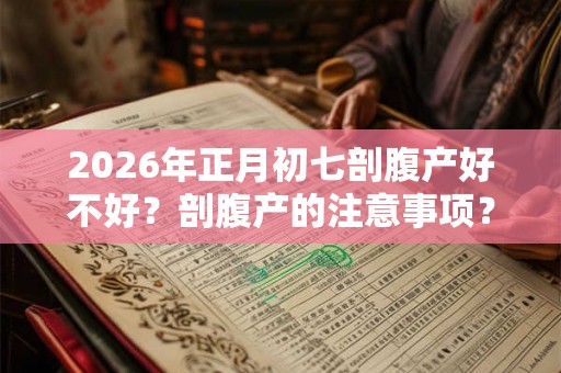 2026年正月初七剖腹产好不好?剖腹产的注意事项? 2026年正月初七剖腹产好不好?剖腹产的注意事项?