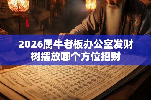 2026属牛老板办公室发财树摆放哪个方位招财