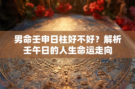 男命壬申日柱好不好？解析壬午日的人生命运走向