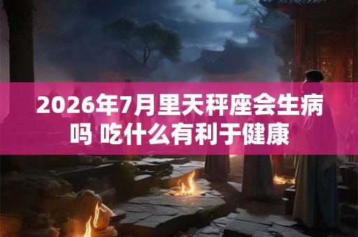 2026年7月里天秤座会生病吗 吃什么有利于健康 2026年7月里天秤座会生病吗 吃什么有利于健康