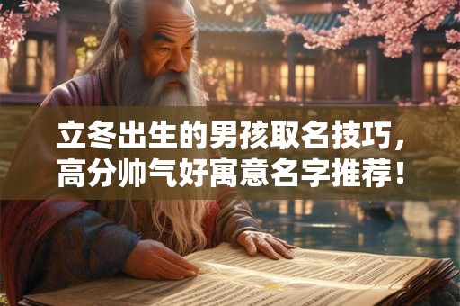 立冬出生的男孩取名技巧，高分帅气好寓意名字推荐！