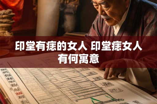 印堂有痣的女人 印堂痣女人有何寓意