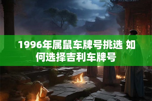 1996年属鼠车牌号挑选 如何选择吉利车牌号 1996年属鼠车牌号挑选 如何选择吉利车牌号
