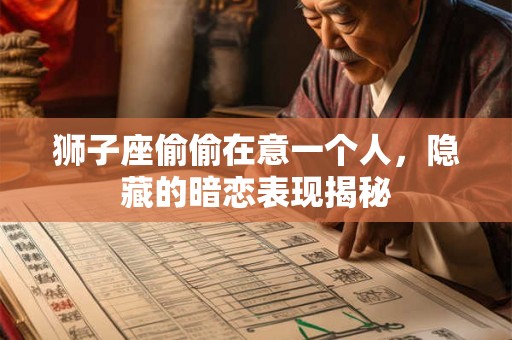 狮子座偷偷在意一个人，隐藏的暗恋表现揭秘