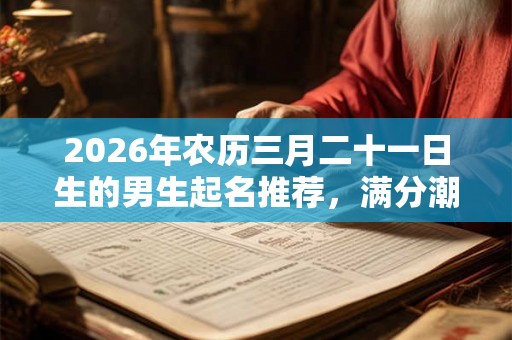 2026年农历三月二十一日生的男生起名推荐,满分潮流的男宝宝名字 2026年农历三月二十一日生的男生起名推荐,满分潮流的男宝宝名字