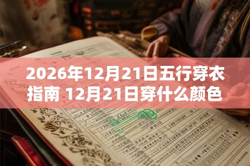 2026年12月21日五行穿衣指南 12月21日穿什么颜色的衣服