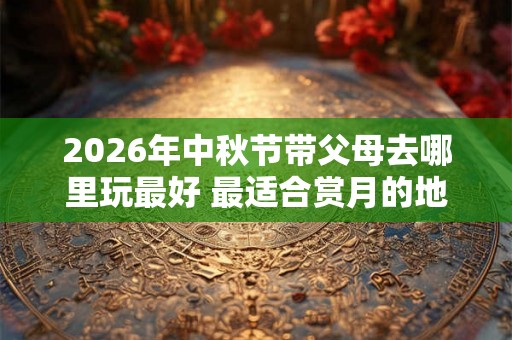 2026年中秋节带父母去哪里玩最好 最适合赏月的地点推荐！