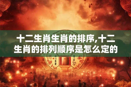 十二生肖生肖的排序,十二生肖的排列顺序是怎么定的？