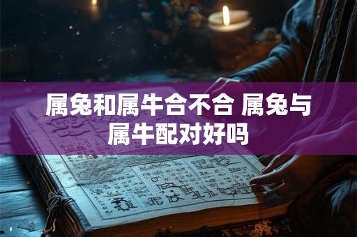 属兔和属牛合不合 属兔与属牛配对好吗
