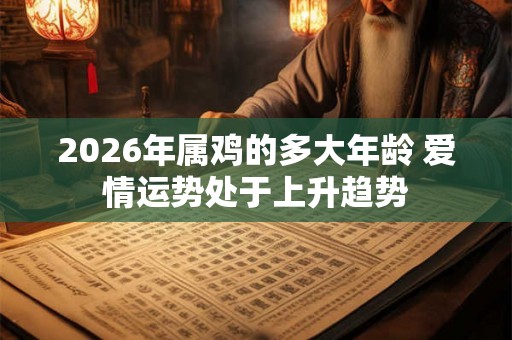 2026年属鸡的多大年龄 爱情运势处于上升趋势