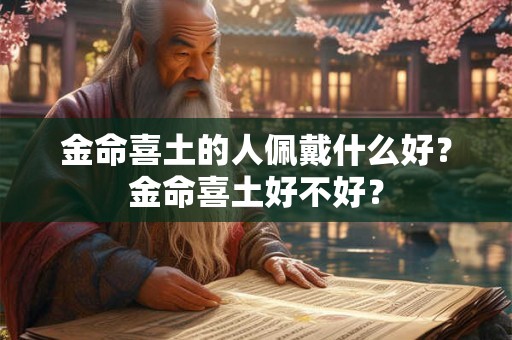 金命喜土的人佩戴什么好？金命喜土好不好？